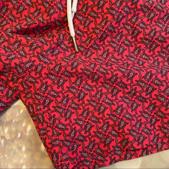 Jared Lang Pink Turtle Print Board Swim Shorts XL - Picture 8 of 8